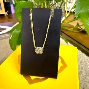 VINTAGE Mabel Pendant Necklace in Gold/Silver Druzy